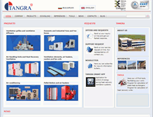 Tablet Screenshot of new.tangra.bg